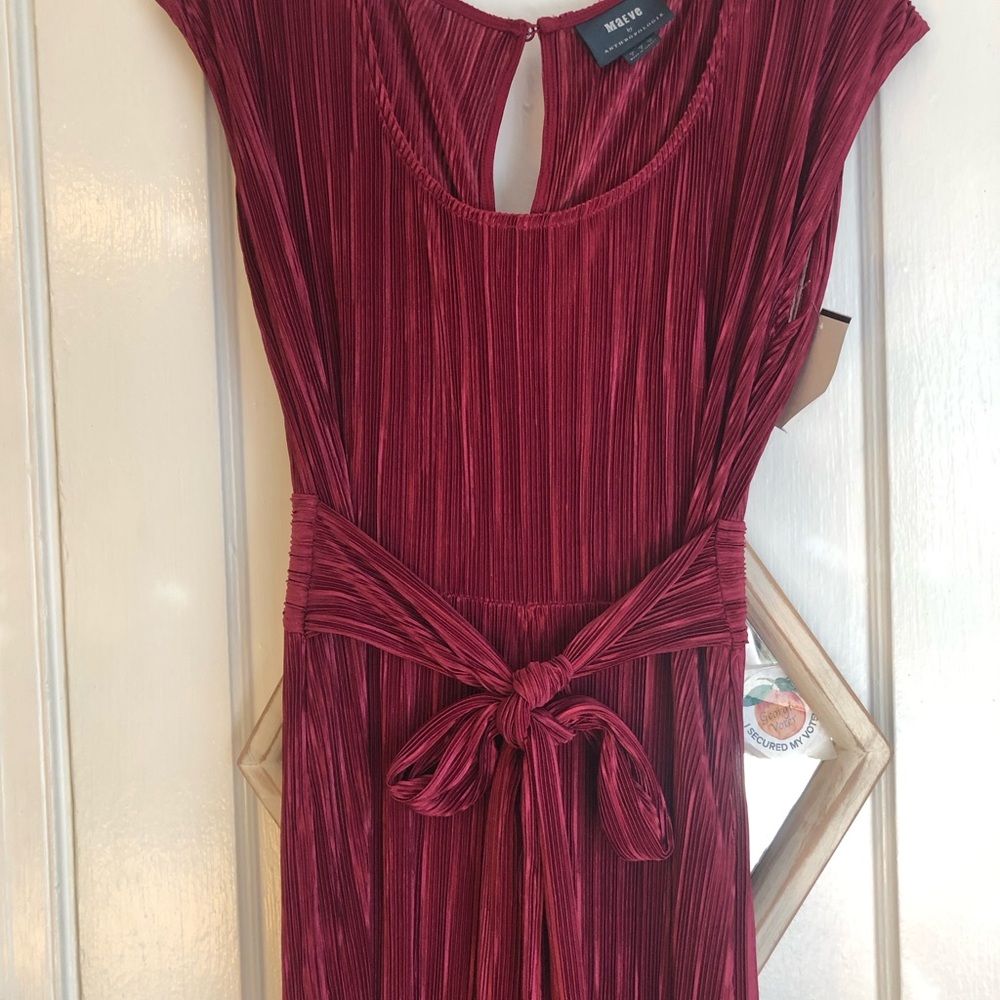 Anthropologie Mauve jumpsuit